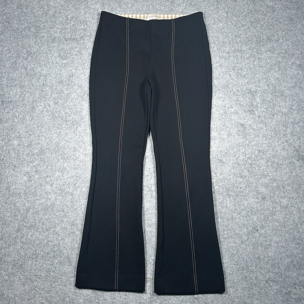 Anthropologie The Essential Crop Flare Pants Women's Xs Flared Preppy